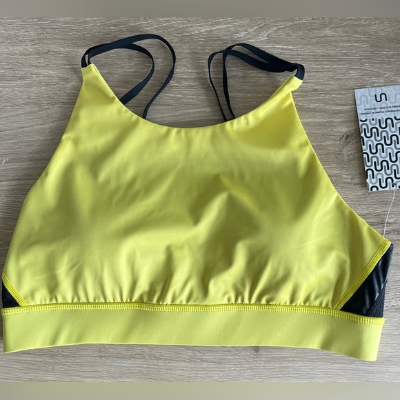NWT Urban Savage Mccarren Sports Bra in Citrus & Black Size M - Picture 8 of 8